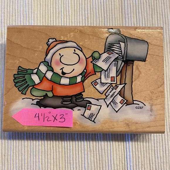 Stampendous “Ziggy - Special Delivery ” Christmas Stamp - Picture 4 of 7